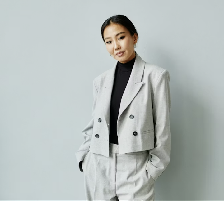 Minimal fashion suit